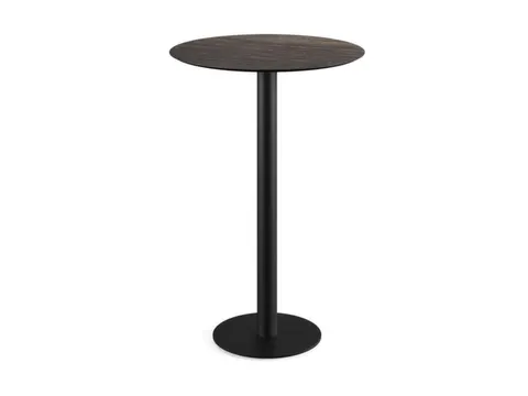 statafel,HxØ 730x700mm,rond,schotelvoet van staal