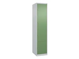 lockerkast,HxBxD 1850x400x500mm,1x4vakken,vak B 400mm,cil.-slot