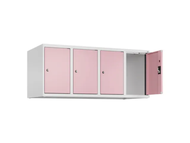 opzetkast,v. locker,4vak.,vak B 300mm,HxBxD 500x1200x500mm