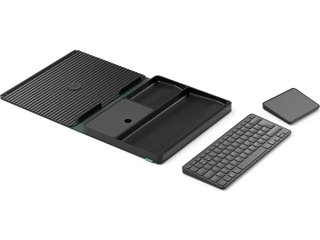 Logitech Casa Pop-Up Desk QWERTY Brits Engels Touchpad Schaar-toets