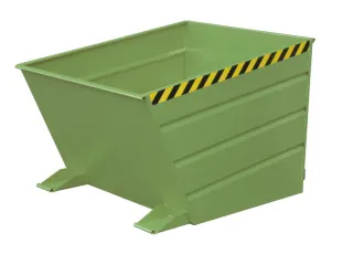 kiepbak,HxLxB 890x1445x800mm,0,65m³,draagverm. 1000kg,RAL6011 - 1