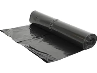 Vuilniszak 20 micron 60x80x0.02 cm 60L Zwart HDPE 20x20 rol - 3