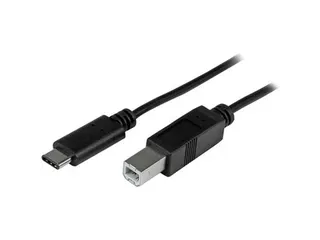 1 meter USB-C naar USB-B kabel - USB 2.0 - 1