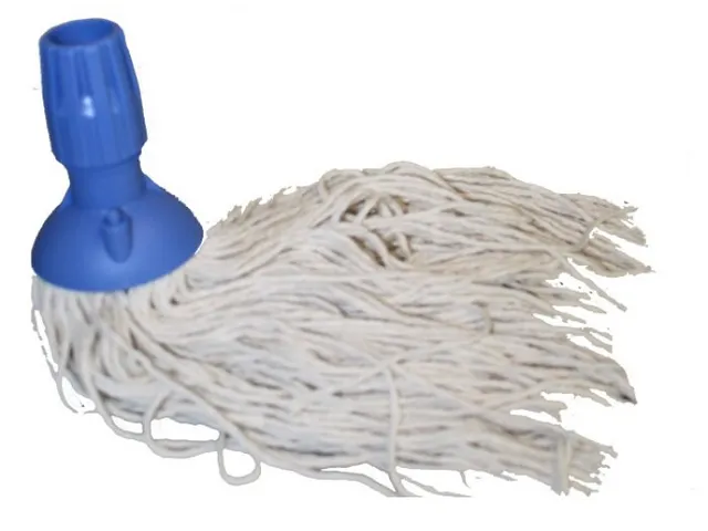 Spaanse Mop Strengenmop Blauw Katoen 250gr