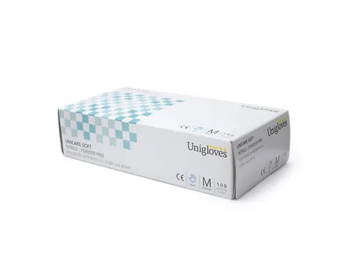 Unigloves GS003 nitril handshoenen, maat XS, doos van 100