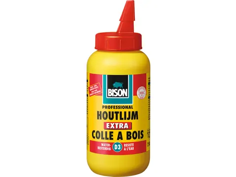 Bison houtlijm Extra wit 250 g
