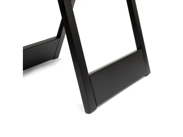 Chevalet numérique en A avec écran Samsung 55 inch aluminium noir