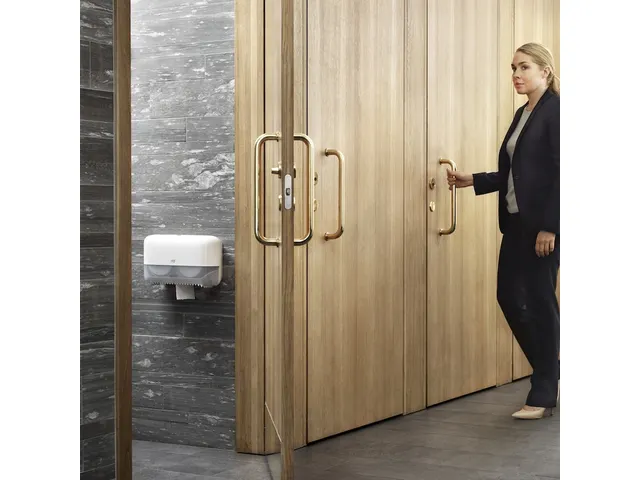 Tork 558040 T7 OptiServe Hulsloos Toiletpapier Dispenser Elevation Wit