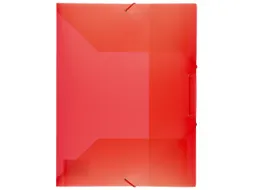 Elastomap Kangaro A4 PP transparant rood