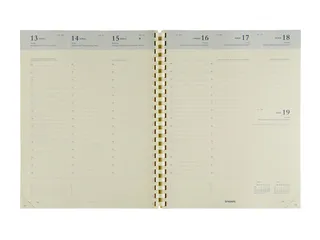 Agendavulling 2027 Brepols Concorde 7dagen/2pagina's crème - 4