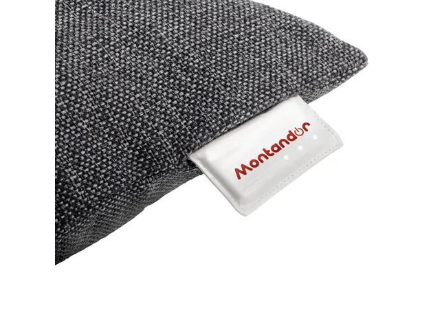 Montandor Infrarood verwarmd kussen oplaadbaar Donkergrijs
