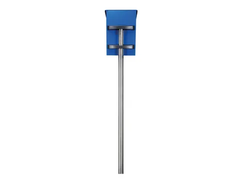 Brievenbuspaal RVS incl. montagebeugels Zilver hoogte150 cm