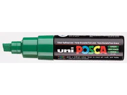 Verfstift Posca PC8K Brede punt 8mm schuin donkergroen