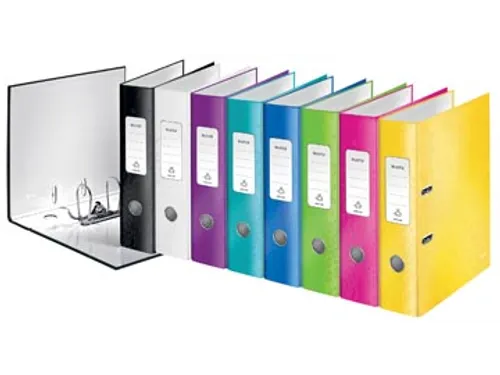 WOW ordner A4 assorti kleuren, rug van 80mm