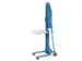 élévateur,force 100kg,plateforme Lxl 470x600mm,roul. piv. PU