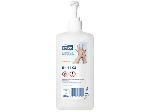 Tork 511103 Alcohol Gel Voor Handdesinfectie 12x500ml Premium