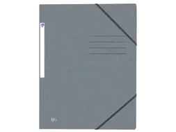 Elastomap Oxford Top File+ A4 grijs