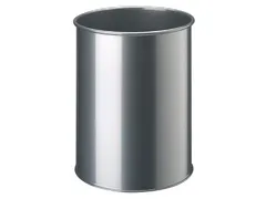 Papierbak Durable 3301-23 15 liter rond zilvermetallic