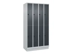 dubbeldekse locker,HxBxD 1950x1000x500mm,4x2vak.,vak B 250mm