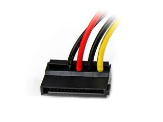 4-pins Molex-naar-linkshoekige SATA-voedingskabeladapter 15 cm - 2