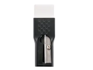 Grafiet potlood Eberhard Faber winner 6x met gum/slijper combinatie - 3