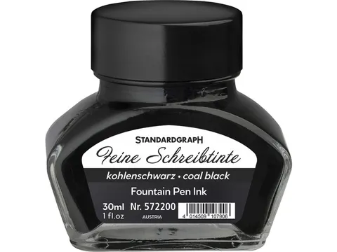 Encre calligraphique Standardgraph 30ml noir charbon