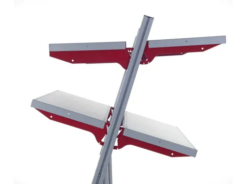 legbord,v. paktafel,BxD 800x300mm,draagverm. 25kg,draagarmen,staal