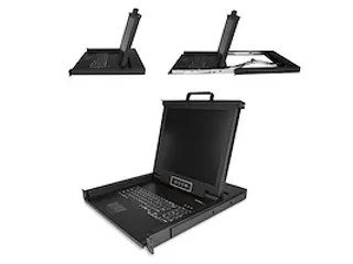 17 inch LCD VGA KVM Console voor Server Rack 1U met USB QWERTY - 2