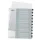 WOW printbare index, 20 tabs, zwart-wit