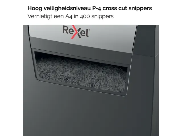 Papiervernietiger Rexel Momentum X406 snippers 4x28mm P-4