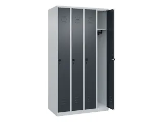 locker,HxBxD 1850x1000x500mm,4vak,vak B 250mm,draaigrendel - 2