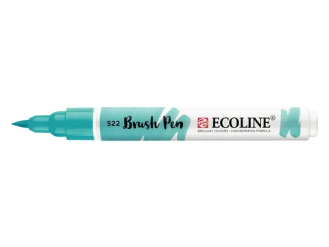 Brushpen Talens Ecoline 522 turquoiseblauw