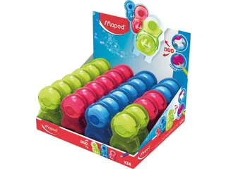 Puntenslijper Maped Loopy 1 gaats met gum display á 24 stuks assorti - 11