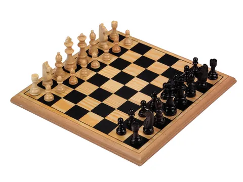 Schaakspel Longfield Games hout 30x30cm