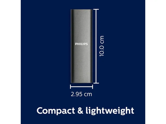 Philips External SSD 500 GB Ultra Speed Space Grey
