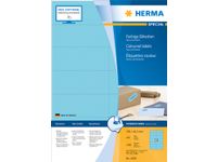 Herma 4558 Gekleurde Etiketten 105x42.3mm Blauw permanent
