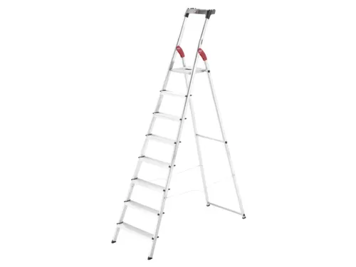 staande trap eenzijdig 8treden stand H 1 72m balk L 2 55m