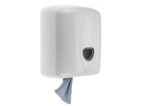 Poetsroldispenser Centerfeed Midi Kunststof Wit