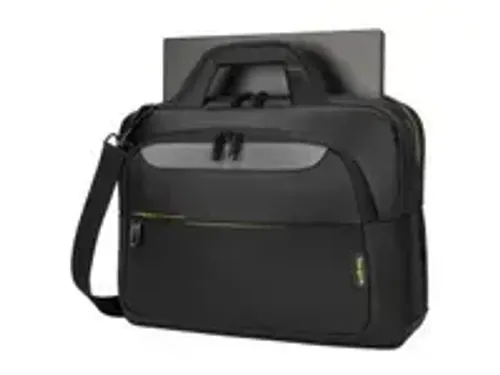 OUTLET Citygear 12-14 Inch topload Laptoptas Zwart Polyester