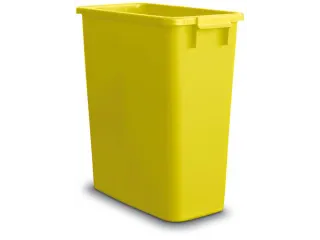 Multifunktionele Bak Pp 590x560x280mm 60 liter 2 Grepen Geel - 1