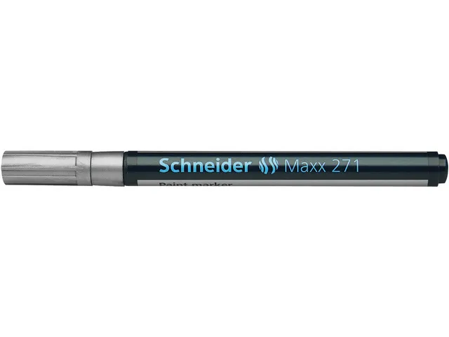 Lakmarker Schneider Maxx 271 1-2mm Zilver