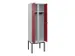 locker voor scheiding van kleding,HxBxD 2120x600x500mm,2vak