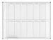 Tableau de planning annuel MAULstandard Magnétique 2x 6 mois 90x120cm