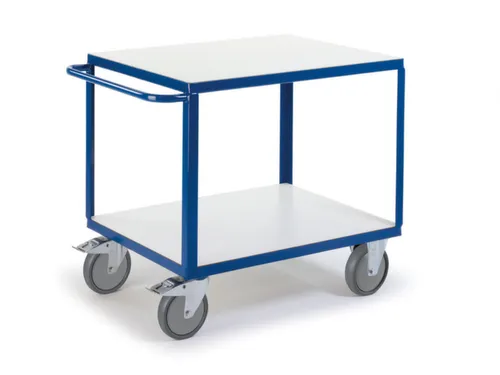 tafelwagen,draagverm. 600kg,2etage(s),laadvl. LxB 1200x800mm,houtetage