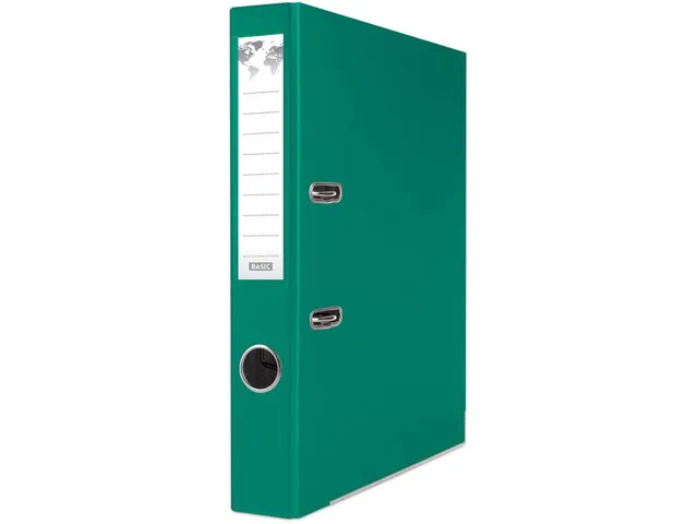 BASIC ordner A4 PP rug van 5 cm groen