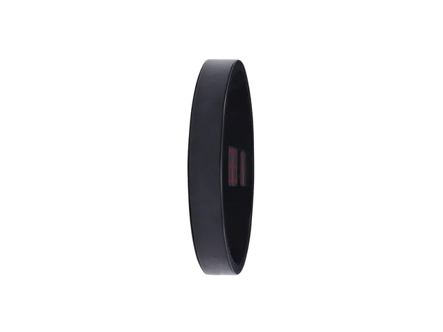 LED Horled moderne digitale zwarte wandklok 30 cm.