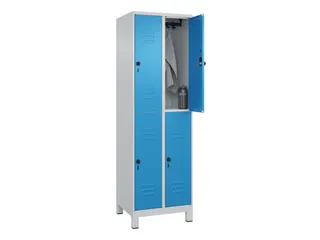 dubbeldekse locker,HxBxD 1950x600x500mm,2x2vak.,vak B 300mm - 3