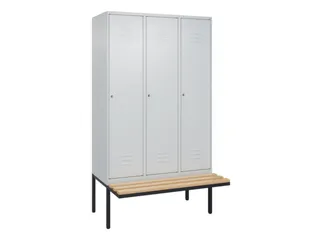 locker voor scheiding van kleding,HxBxD 2120x1200x815mm,3vak - 1