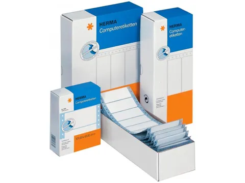 Computeretiketten 8183 Eindloos 88.9x35.7mm 1-baan Blauw