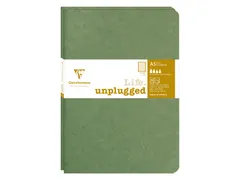 Schrift Clairefontaine A5 lijn 96 pagina's 90gr groen seal à 2 stuks